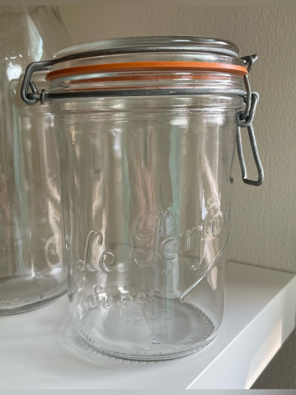 Vintage Le Parfait Glass Storage Jar